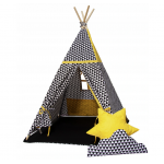 Stan Teepee s príslušenstvom Golden kids - čierno-bielo-žltý